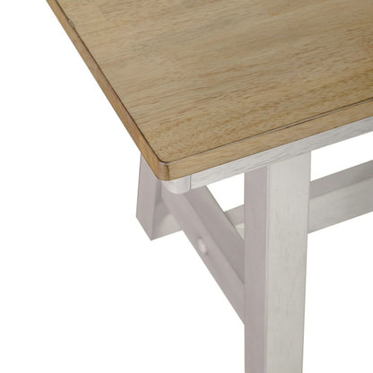 Lindsey Farm Backless Bench (RTA) in Weathered White