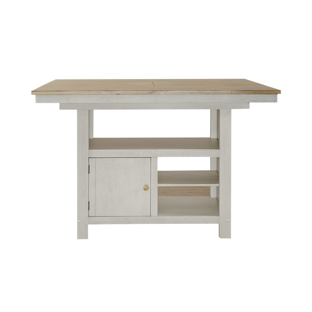 Lindsey Farm Kitchen Island in Rubberwood Solids & Veneers w/ MDF