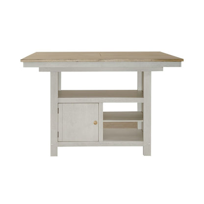 Lindsey Farm Kitchen Island in Rubberwood Solids & Veneers w/ MDF