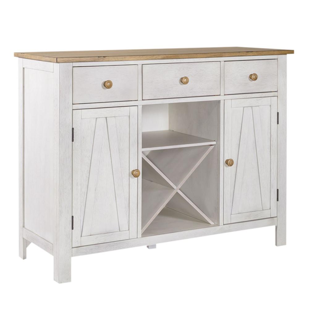 Lindsey Farm Server in Weathered White