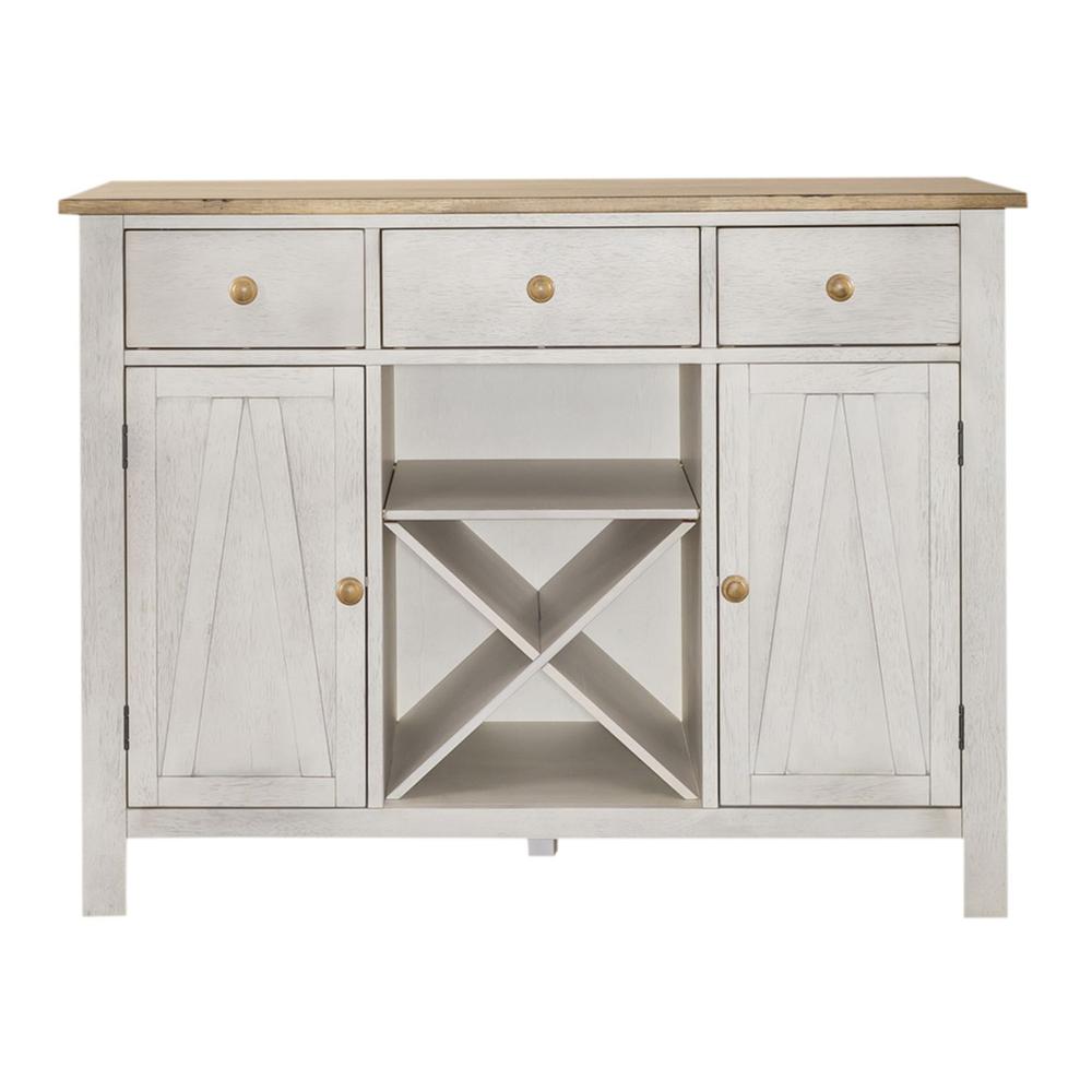 Lindsey Farm Server in Weathered White