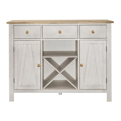 Lindsey Farm Server in Weathered White
