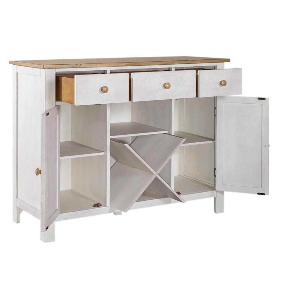 Lindsey Farm Server in Weathered White