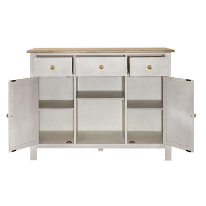 Lindsey Farm Server in Weathered White