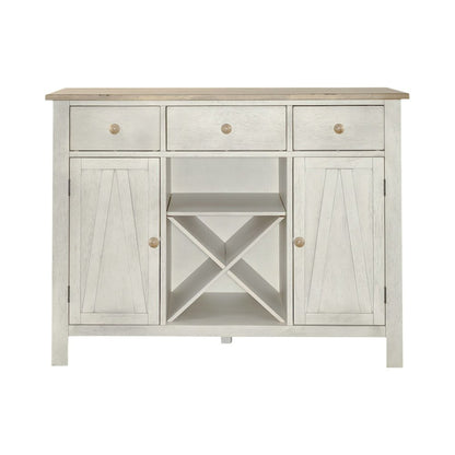 Lindsey Farm Server in Weathered White