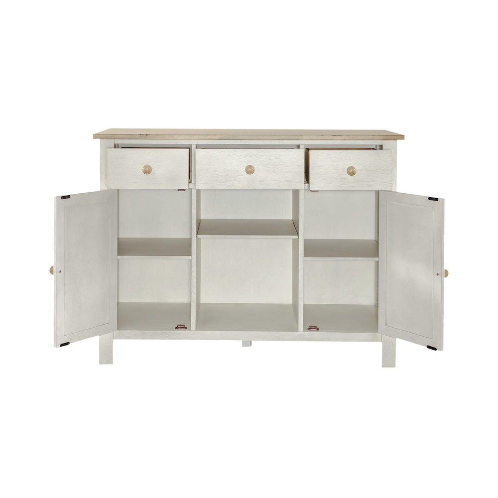Lindsey Farm Server in Weathered White