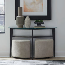 Capri Accent Chair Upholstered Ottoman 2 Pack with Casters  - Taupe Brown