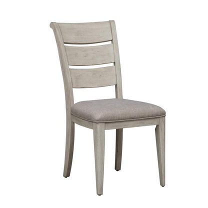 Ladder Back Upholstered Side Chair (RTA)-Set of 2