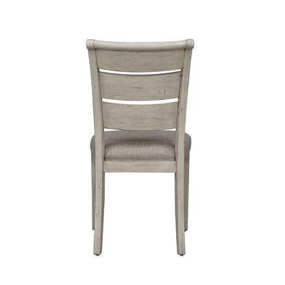 Ladder Back Upholstered Side Chair (RTA)-Set of 2