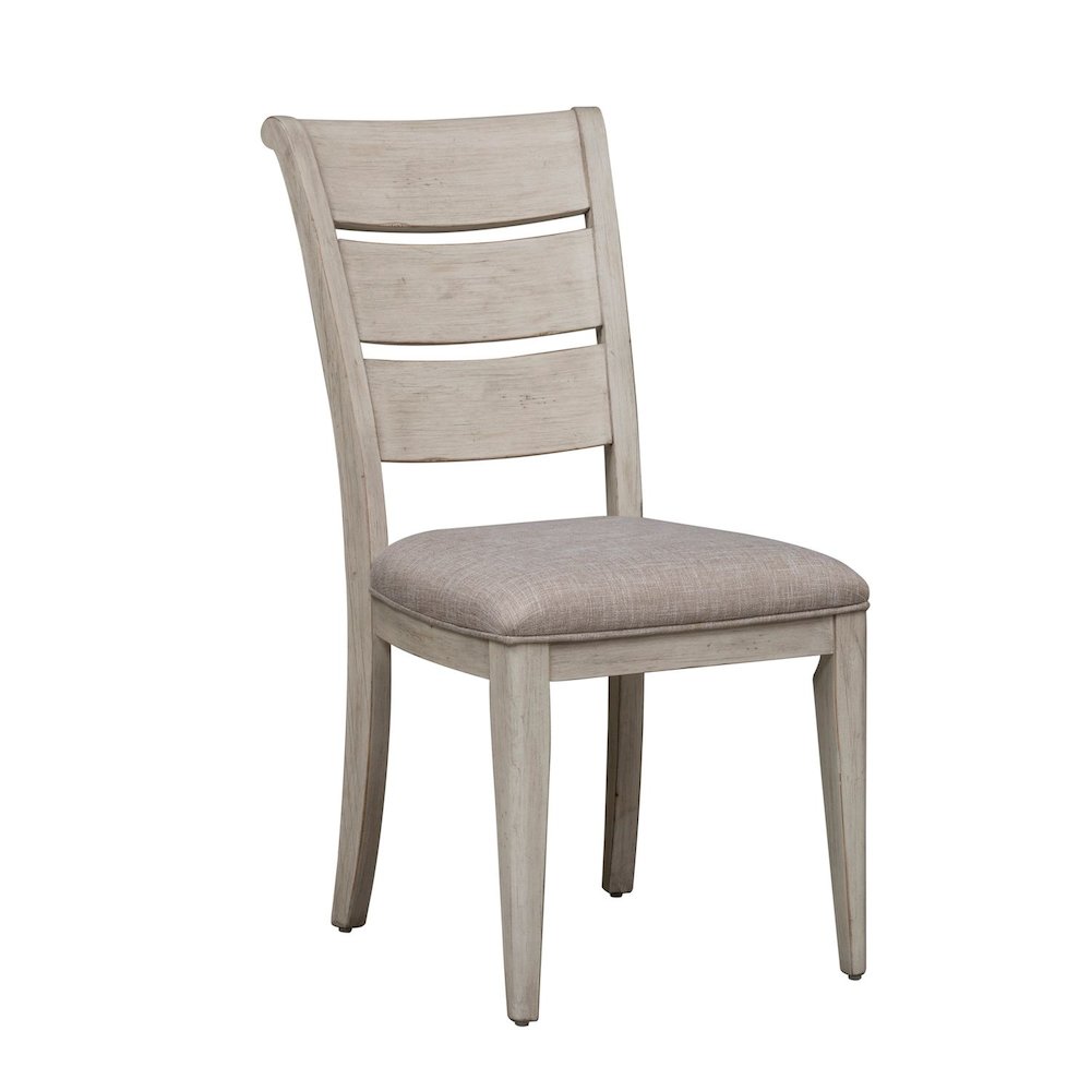 Reimagined Opt 5 Piece Trestle Table Set - 4 Ladder Back Chairs, 18" Leaf