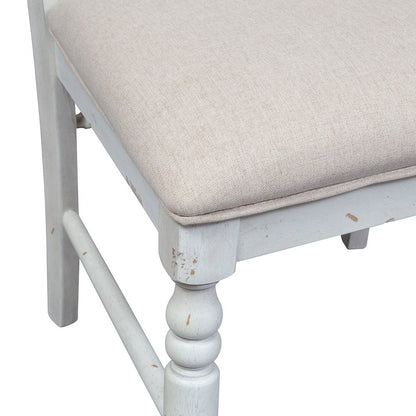 Slat Back Side Chair (RTA)-Set of 2 Traditional White