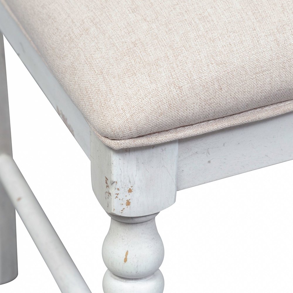Slat Back Side Chair (RTA)-Set of 2 Traditional White