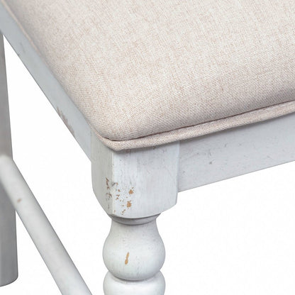 Slat Back Side Chair (RTA)-Set of 2 Traditional White
