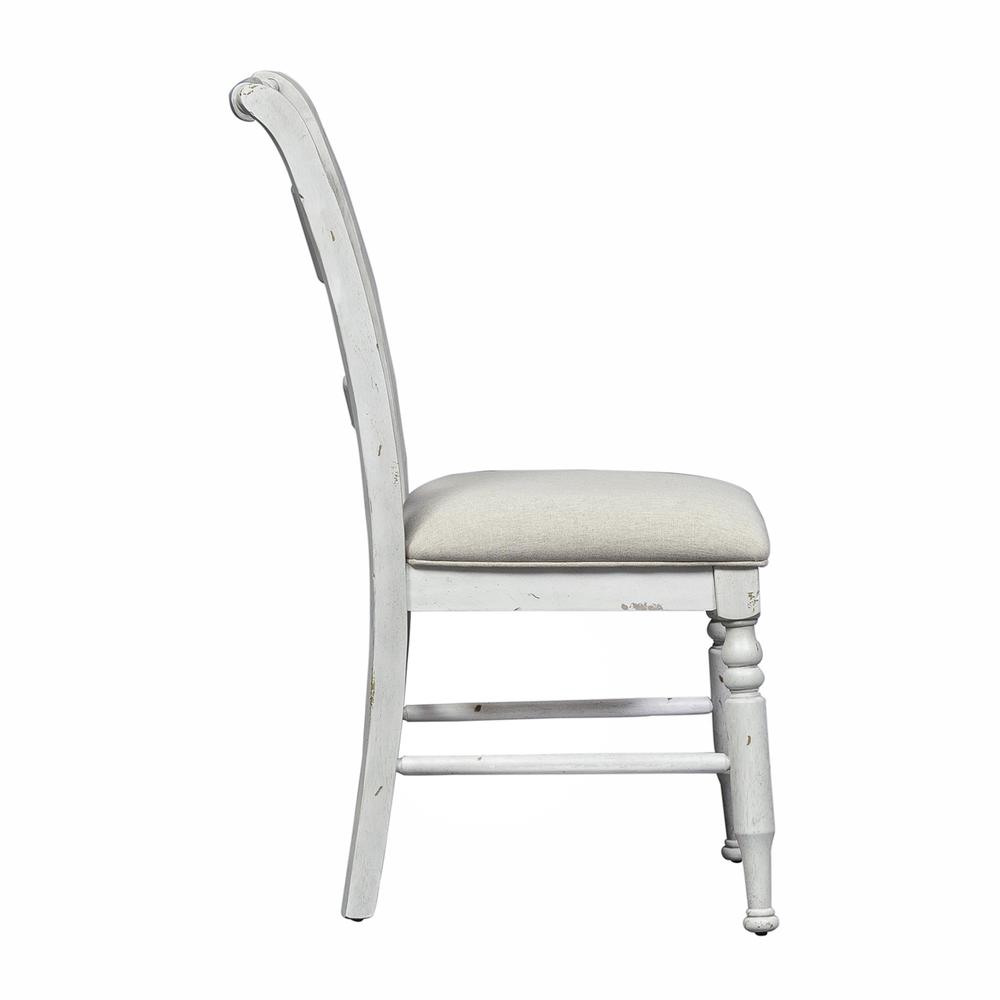 Slat Back Side Chair (RTA)-Set of 2 Traditional White
