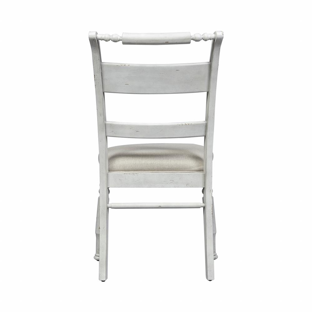 Slat Back Side Chair (RTA)-Set of 2 Traditional White