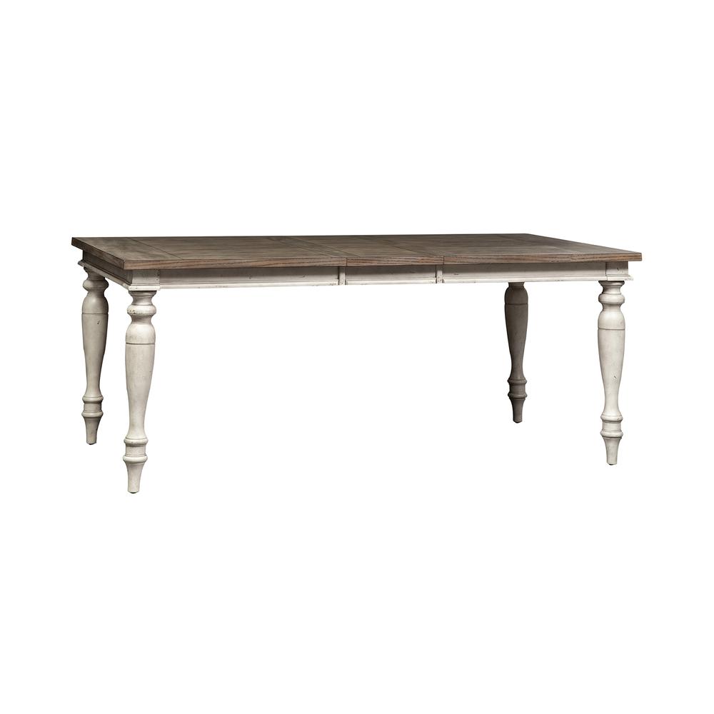 Whitney 5 Piece Rectangular Table Set in Antique Linen w/ Weathered Gray
