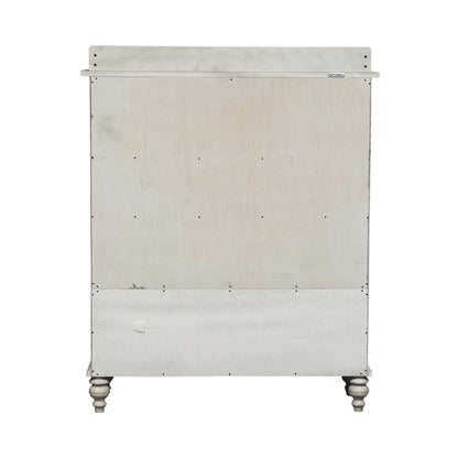 Whitney Display Cabinet in Antique Linen w/ Weathered Gray