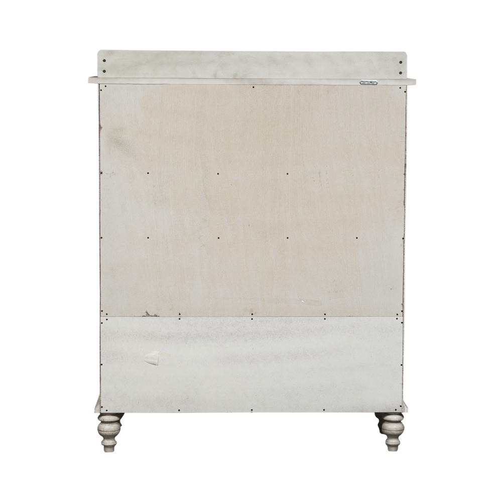 Whitney Display Cabinet in Antique Linen w/ Weathered Gray