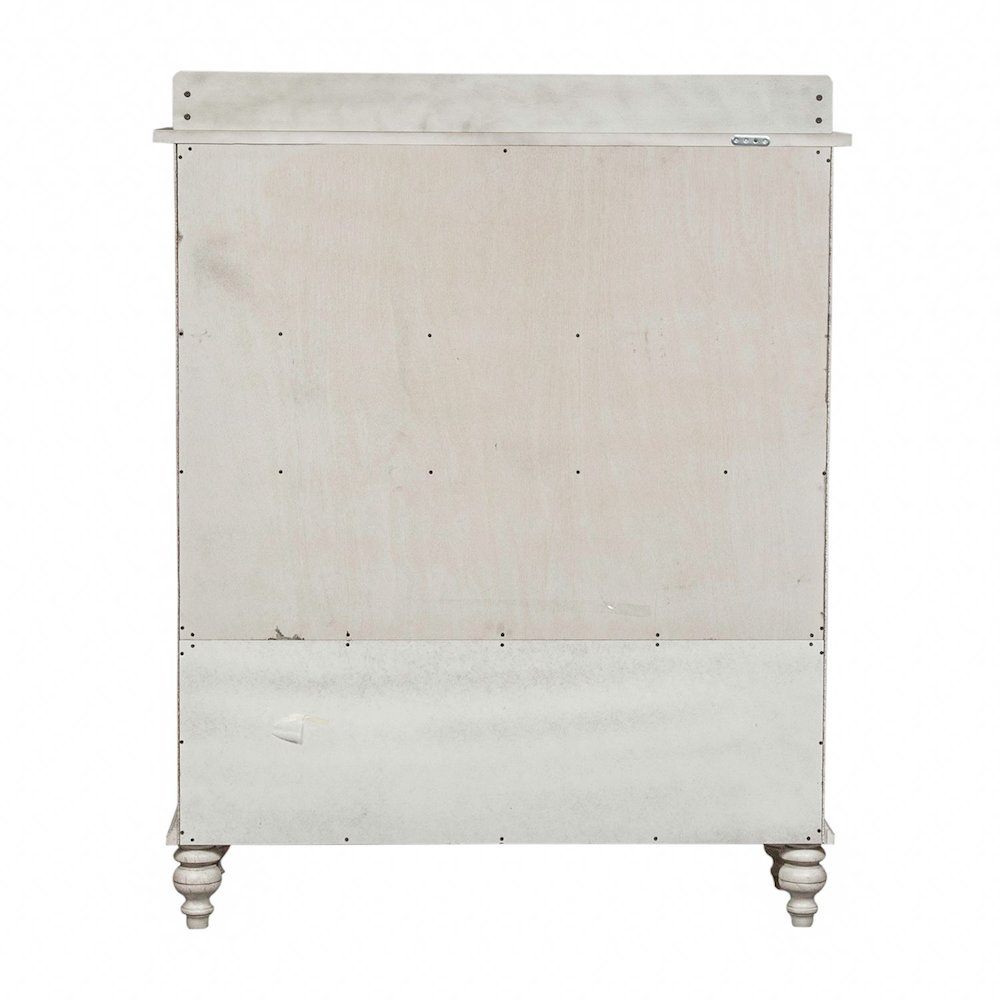 Whitney Display Cabinet in Antique Linen w/ Weathered Gray