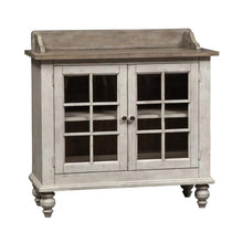 Whitney Server in Antique Linen w/ Weathered Gray