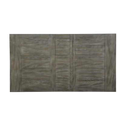 Whitney Rectangular Leg Table in Antique Linen w/ Weathered Gray