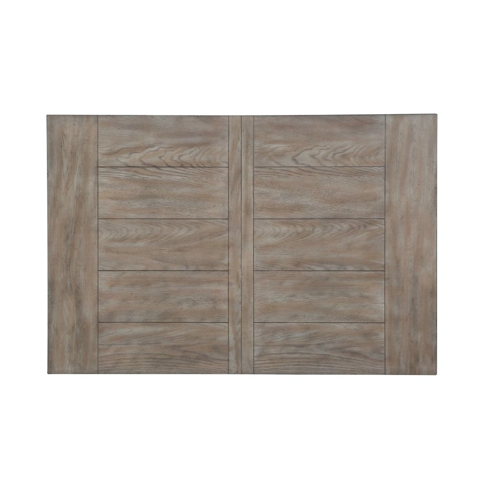 Whitney Rectangular Leg Table in Antique Linen w/ Weathered Gray