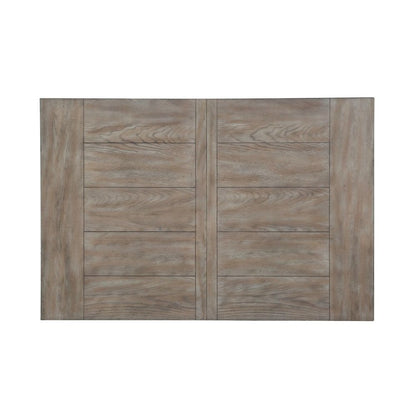 Whitney Rectangular Leg Table in Antique Linen w/ Weathered Gray