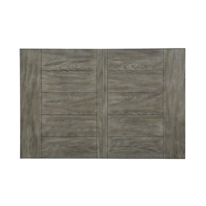 Whitney Rectangular Leg Table in Antique Linen w/ Weathered Gray