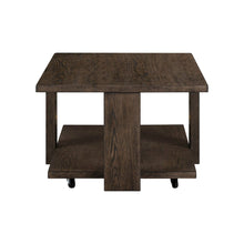 Harrison Cocktail Table for Living Room - Espresso Brown Oak