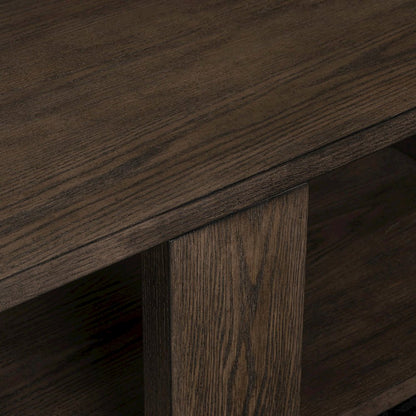 Harrison Cocktail Table for Living Room - Espresso Brown Oak