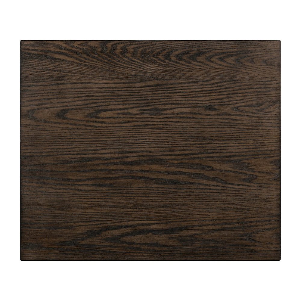 Harrison End Table for Living Room - Espresso Brown Oak