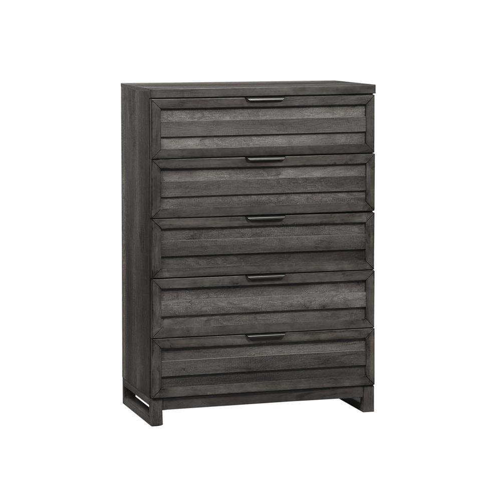 Tanners Creek 5 Drawer Chest in Graystone