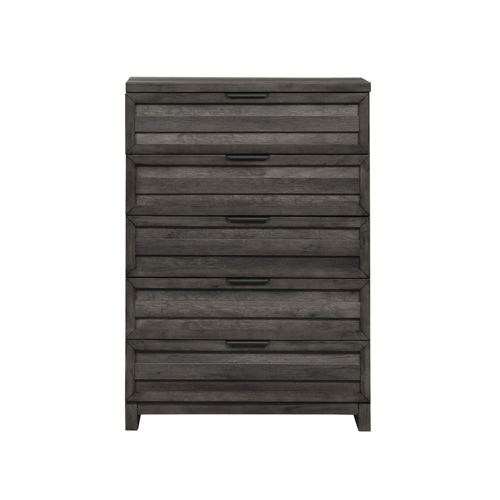 Tanners Creek 5 Drawer Chest in Graystone