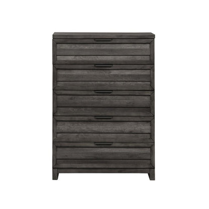 Tanners Creek 5 Drawer Chest in Graystone