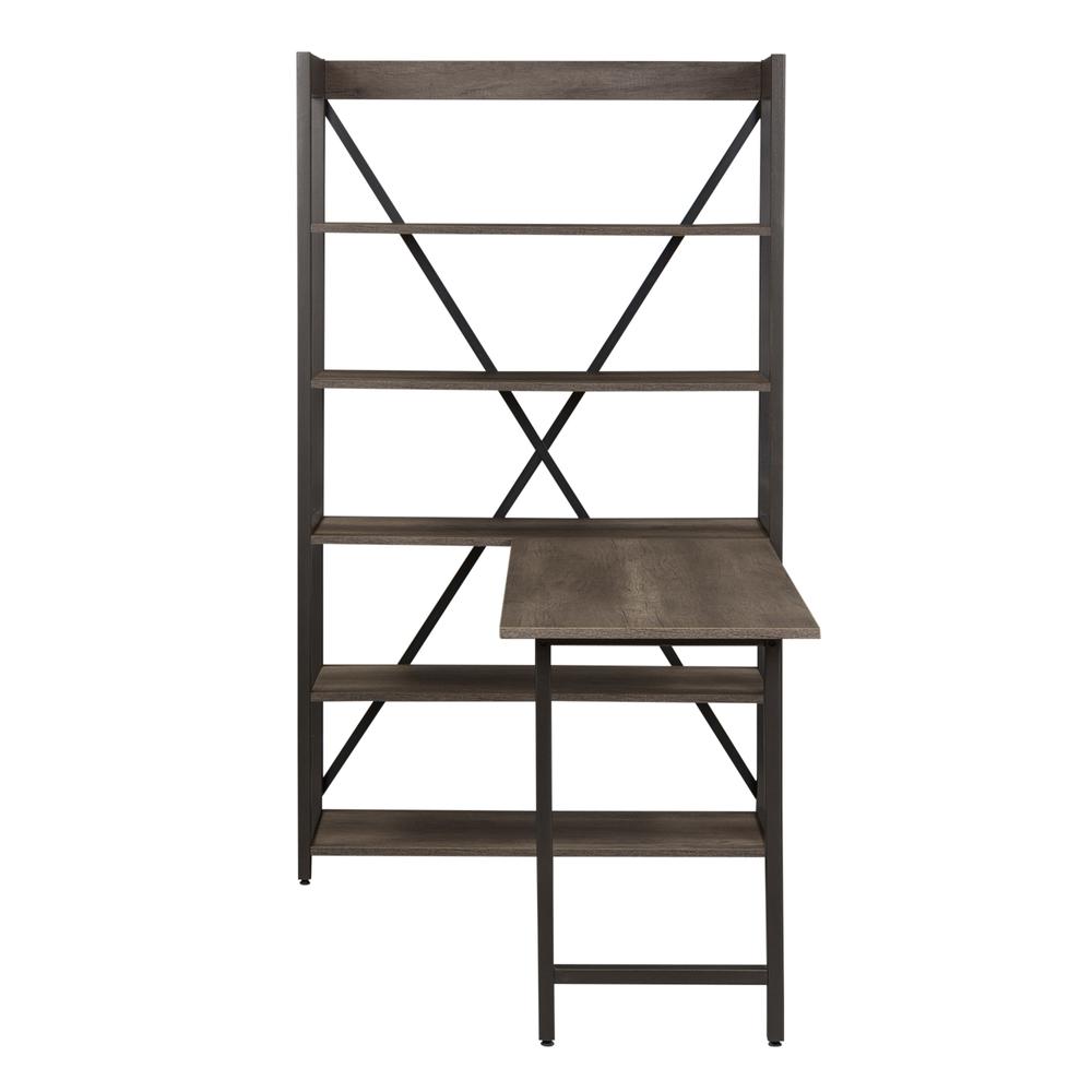 Tanners Creek Desk and Bookcase Set in Graystone