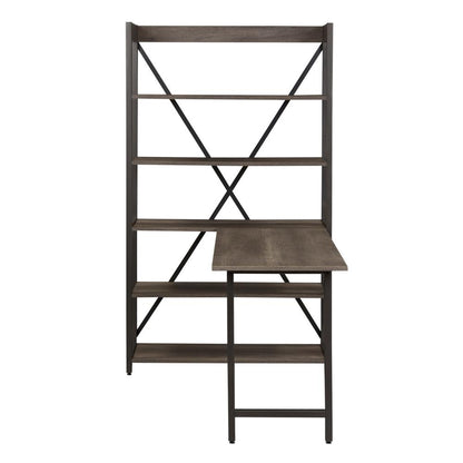 Tanners Creek Desk and Bookcase Set in Graystone