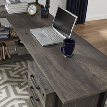 Tanners Creek Desk and Bookcase Set in Graystone
