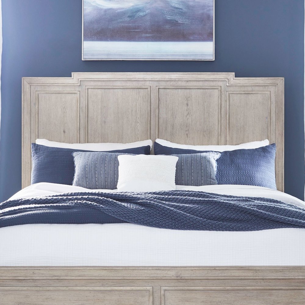 New Haven Queen Panel Bed Headboard - Sanctuary White