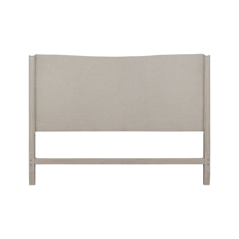 New Haven Queen Upholstered Panel Bed Headboard - Sanctuary White