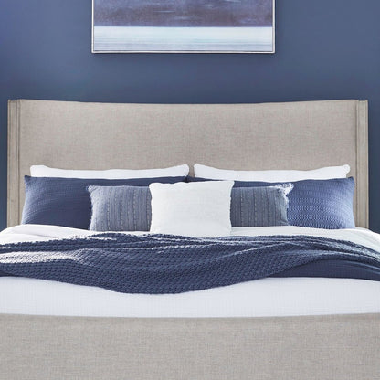 New Haven Queen Upholstered Panel Bed Headboard - Sanctuary White