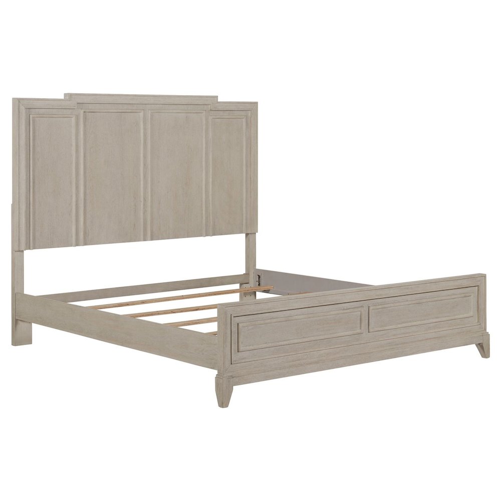 New Haven King Panel Bed Frame - Sanctuary White
