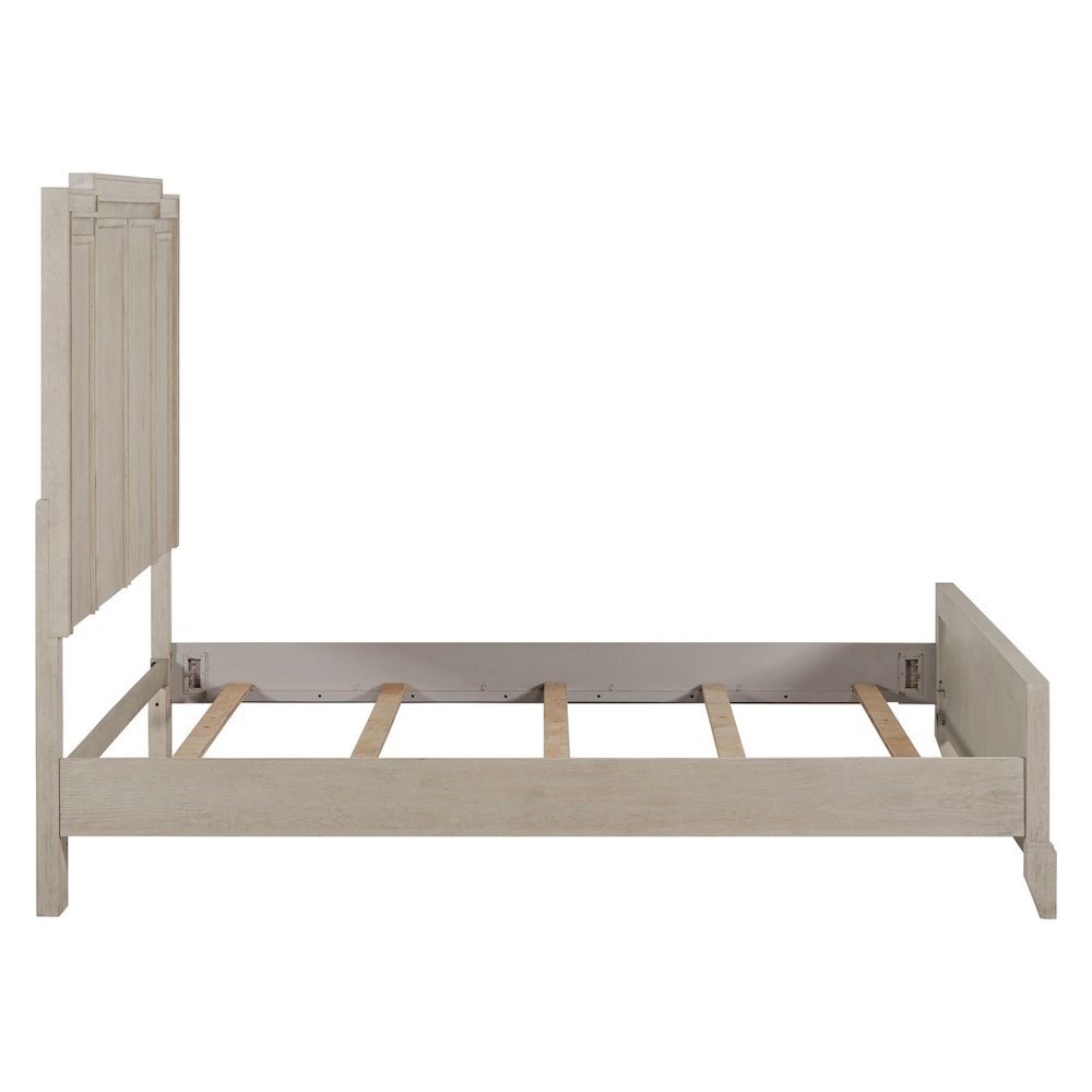 New Haven Queen Panel Bed Frame - Sanctuary White