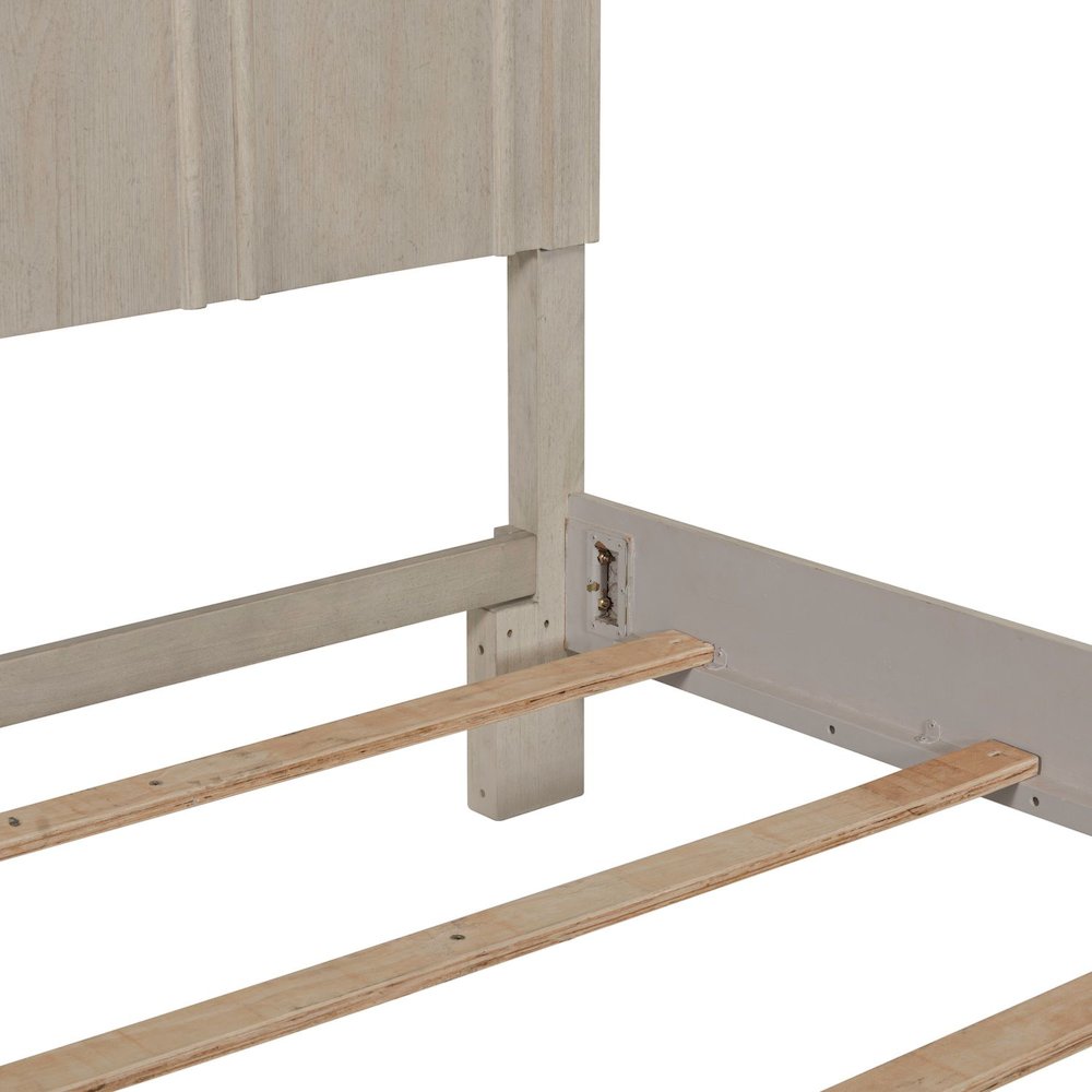 New Haven Queen Panel Bed Frame - Sanctuary White