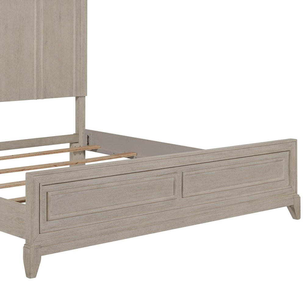 New Haven Queen Panel Bed Frame - Sanctuary White