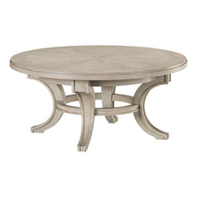 Round Cocktail Table for Living Room Traditional - Sanctuary White Oak Wood