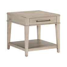 New Haven End Table for Living Room Traditional - Sanctuary White Oak Wood