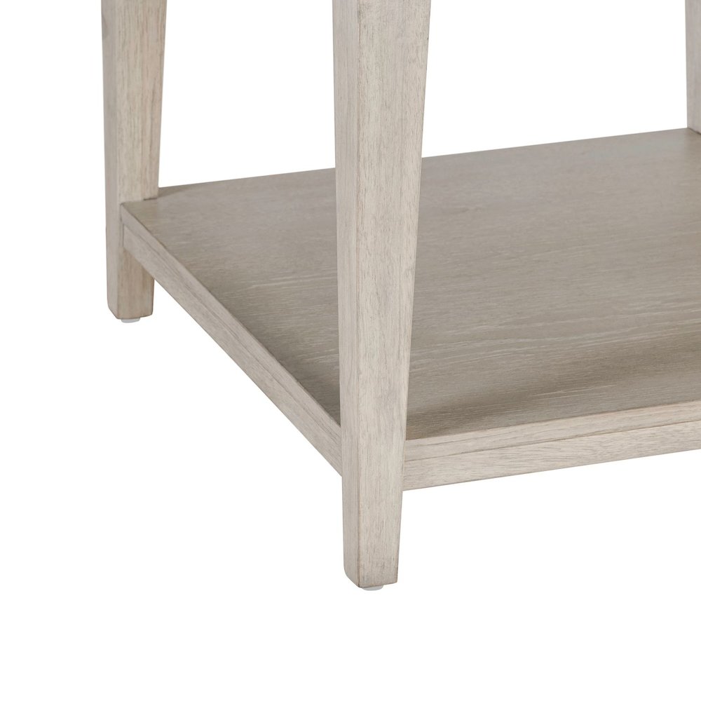 New Haven End Table for Living Room Traditional - Sanctuary White Oak Wood