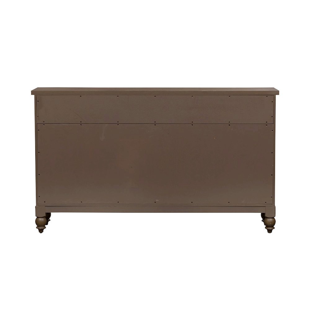 Americana Farmhouse Hall Buffet in Dusty Taupe