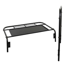 Distressed Metal Full Metal Headboard with Vintage Design and Metal Frame
