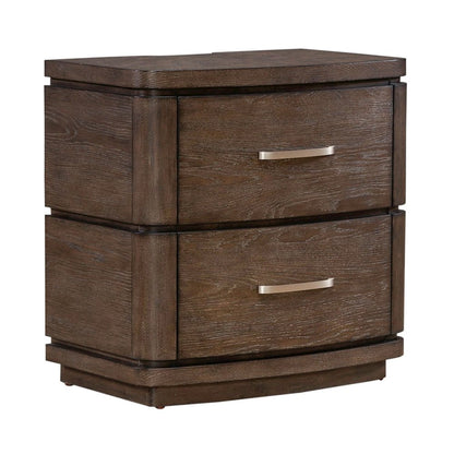 Queen Panel Bed with LED Touch Light, Dresser & Mirror, Night Stand